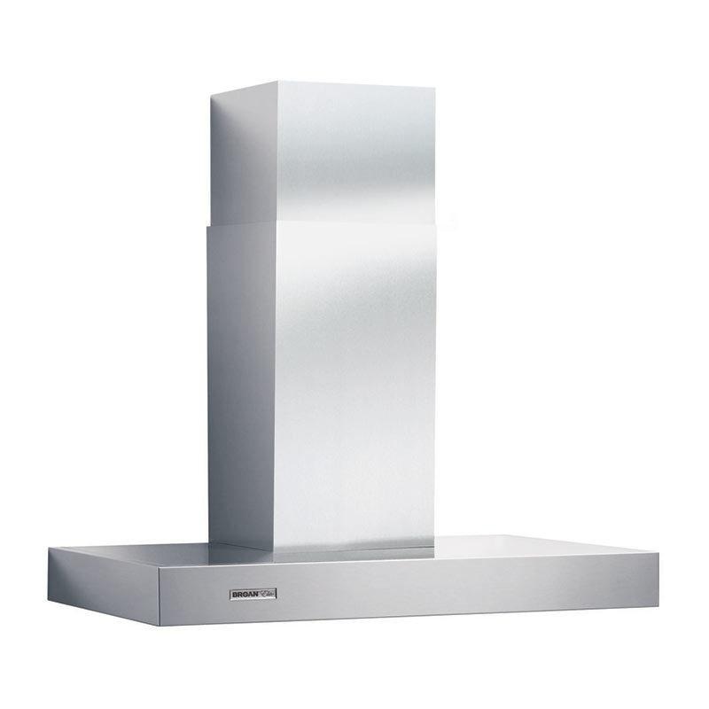Broan RM533604 DISCONTINUED-Broan 36-Inch Convertible Wall-Mount Chimney Range Hood w/ Heat Sentry, 370 CFM, Stainless Steel