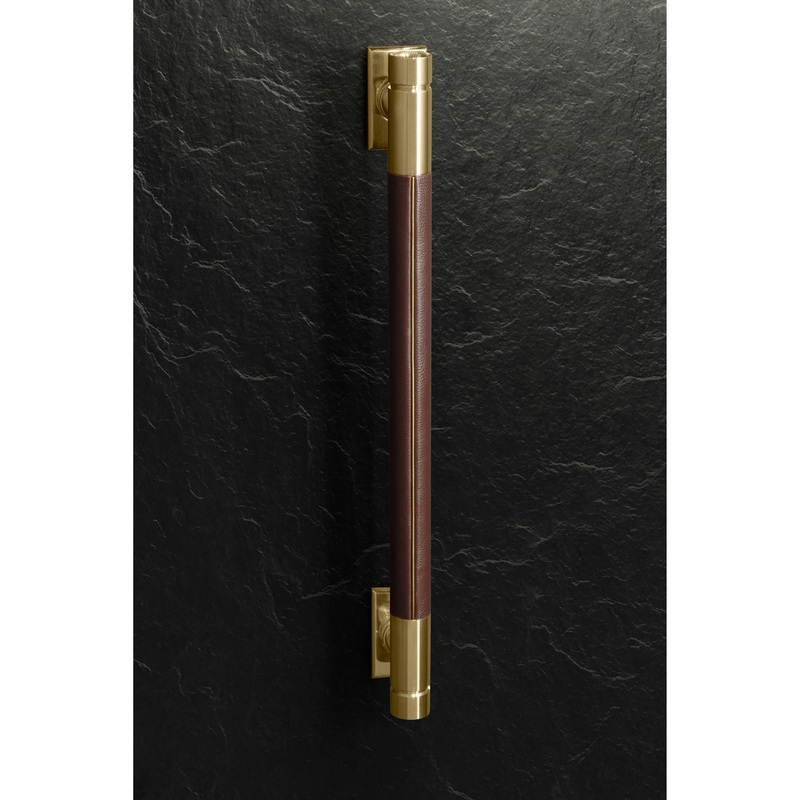 Monogram ZXPR48HLTB1 Monogram 48″ Designer Collection Brass Long Handle For Pro Range