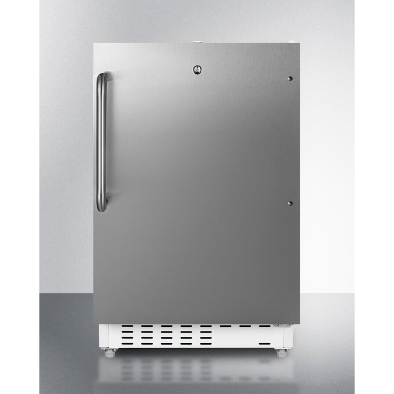 Summit ALRF48CSS 20″ Wide Built-In Refrigerator-Freezer, Ada Compliant