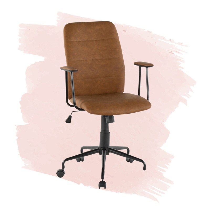 Zion Task Chair Steelside Upholstery Color: Brown