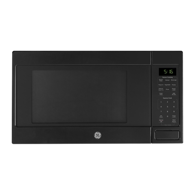 Ge Appliances GCST16S1WBB Ge 1.6 Cu. Ft. Countertop Microwave Oven
