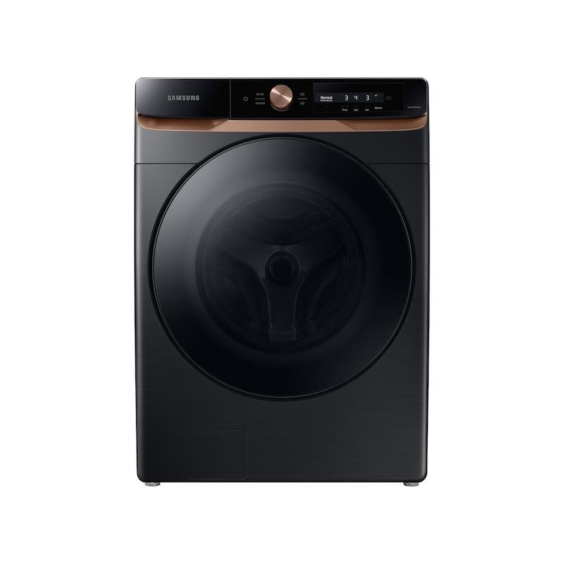 Samsung WF46BG6500AV 4.6 Cu. Ft. Large Capacity Ai Smart Dial Front Load Washer With Auto Dispense And Super Speed Wash In Brushed Black