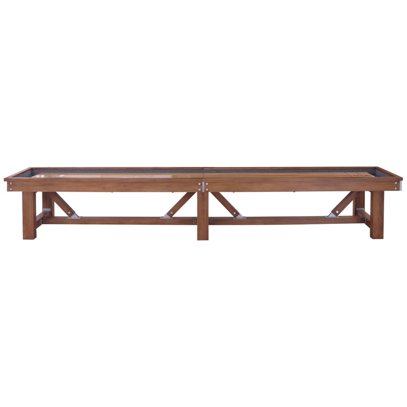 Willow Bend Pro-Series Shuffleboard Table with Butcher Block