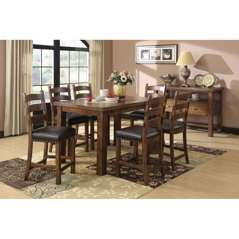 Breedenjr Counter Height Extendable Dining Table Loon Peak