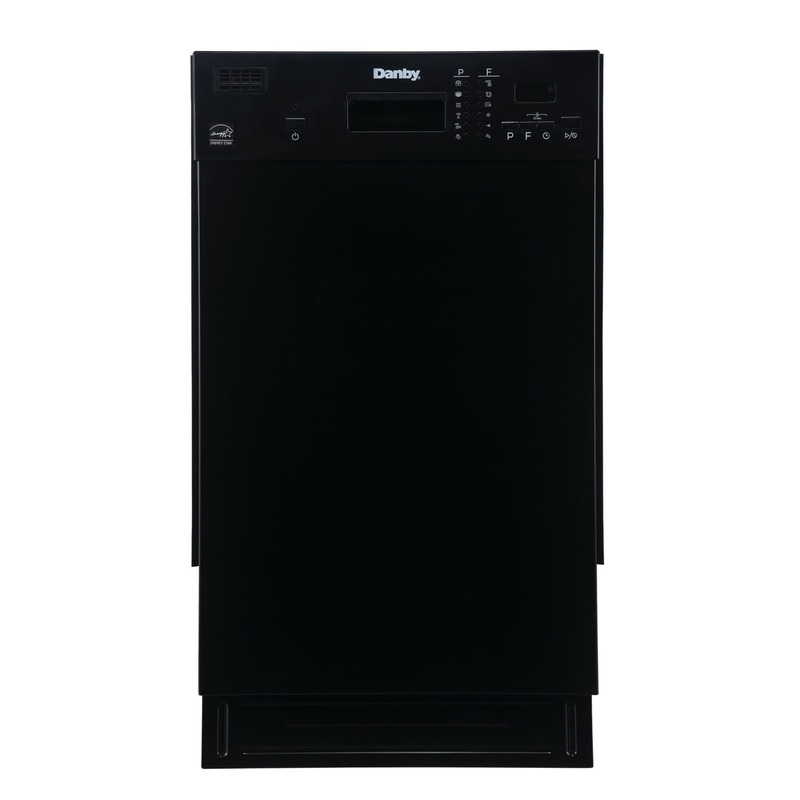 Danby 18″ Wide Built-in Dishwasher in Black