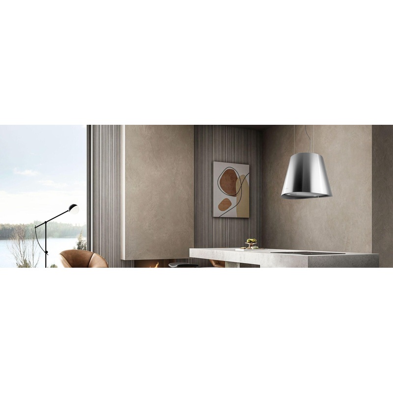 Elica EES320SS EASY Island Range Hood 20 1/4 wide – 350CFM