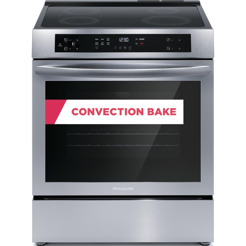 Frigidaire FCFI3083AS Frigidaire 30″ Front Control Induction Range With Convection Bake