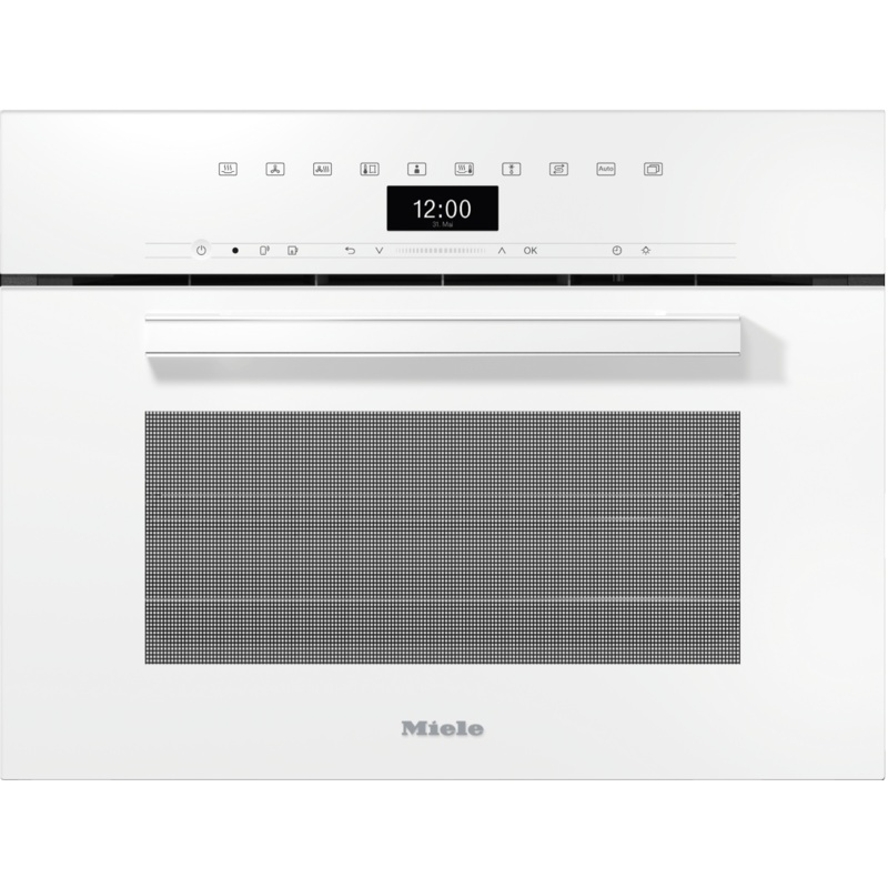 Miele DGC7440BW Dgc 7440 Am – 24″ Compact Combi-Steam Oven Xl For Steam Cooking, Baking, Roasting With Networking + Brilliantlight.