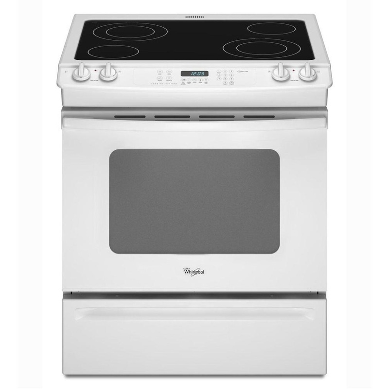 Whirlpool GY397LXUQ 30-inch Self-Cleaning Slide-In Electric Range