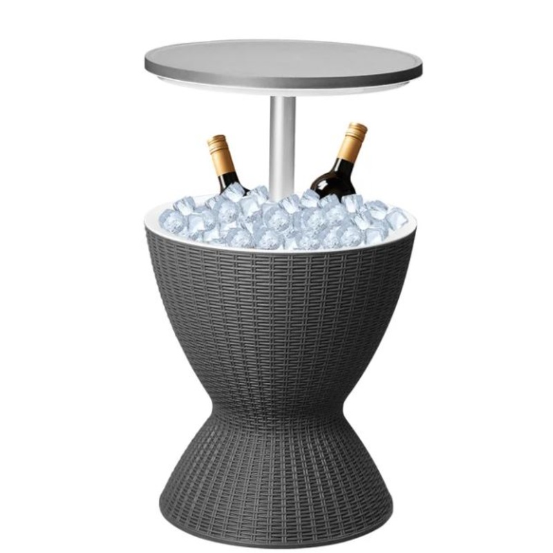 Adjustable Outdoor Bar Table Cooler