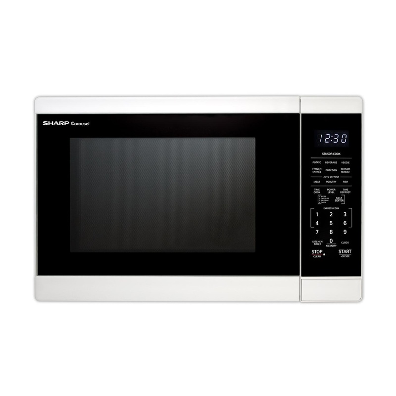 Sharp SMC1461HW 1.4 Cu. Ft. White Countertop Microwave Oven