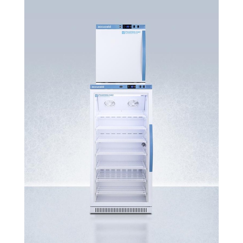 Summit ARG8PVAFZ1PVSTACKLHD 24″ Wide Performance Series All-Refrigerator/All-Freezer Combination