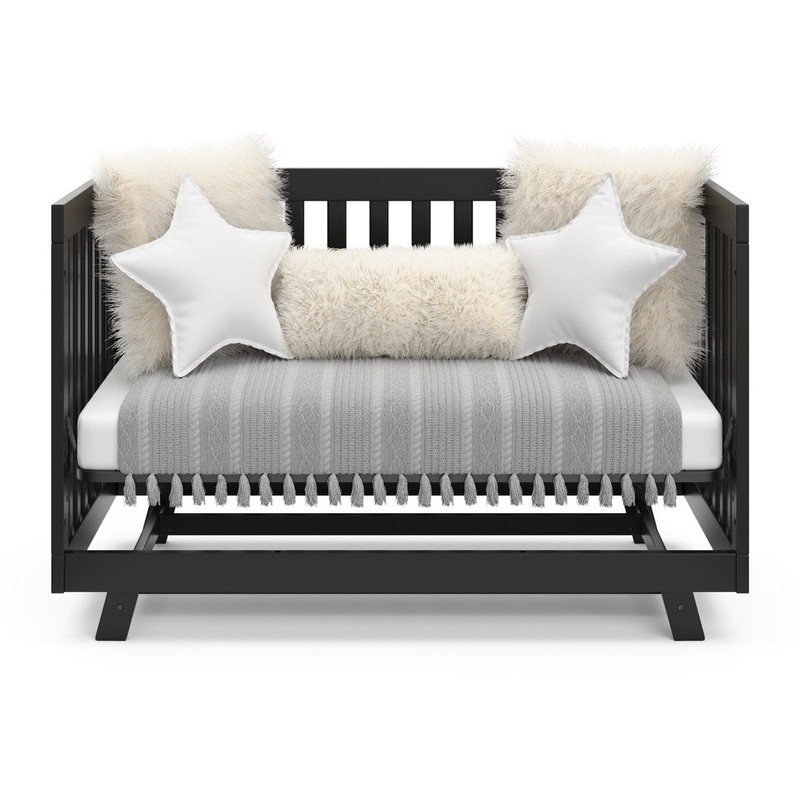 Beckett 3-in-1 Convertible Crib Storkcraft Color: Black Pieces Included: Crib