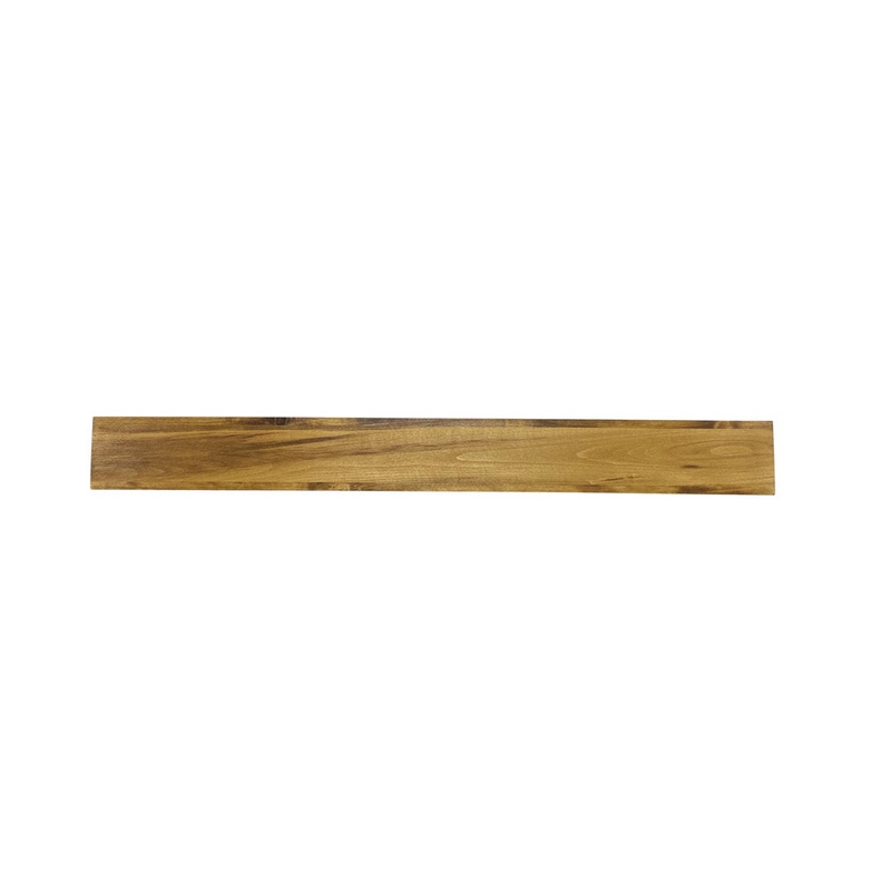 Cecilia Fireplace Shelf Mantel Millwood Pines Size (Depth x Front x Back): 6″ D Shelf Length: 48″, Finish: Golden Oak