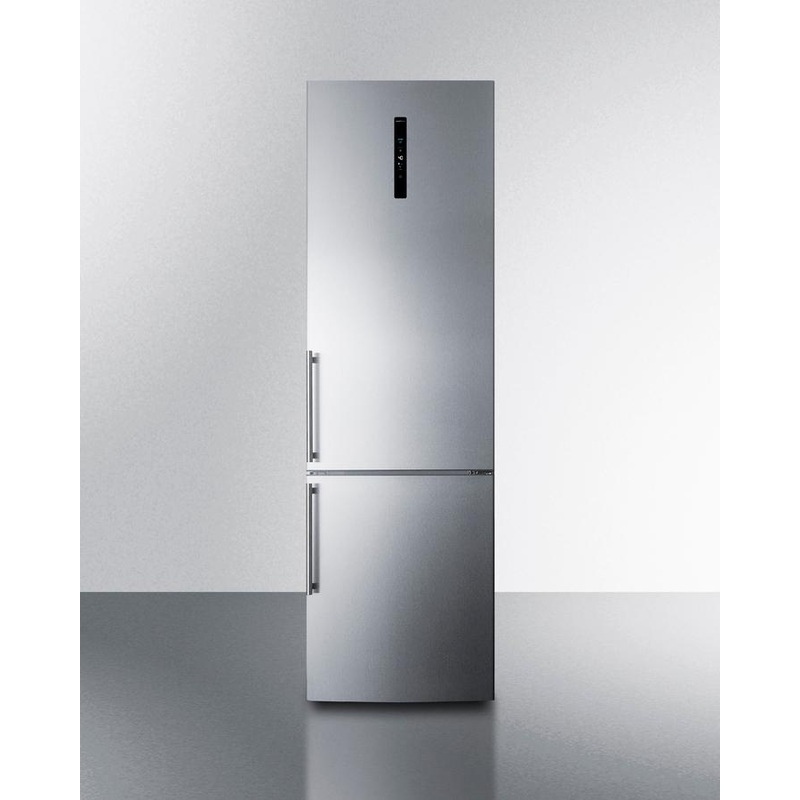 Summit FFBF181ES2IM 24″ Wide Bottom Freezer Refrigerator With Icemaker