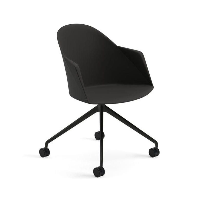 Cila Polypropylene Armchair With Fixed Trestle Base