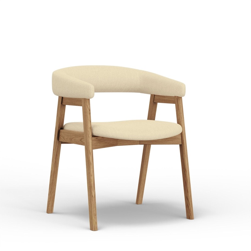 Darcey Arm Chair (Set of 2) AllModern Frame Color: Natural