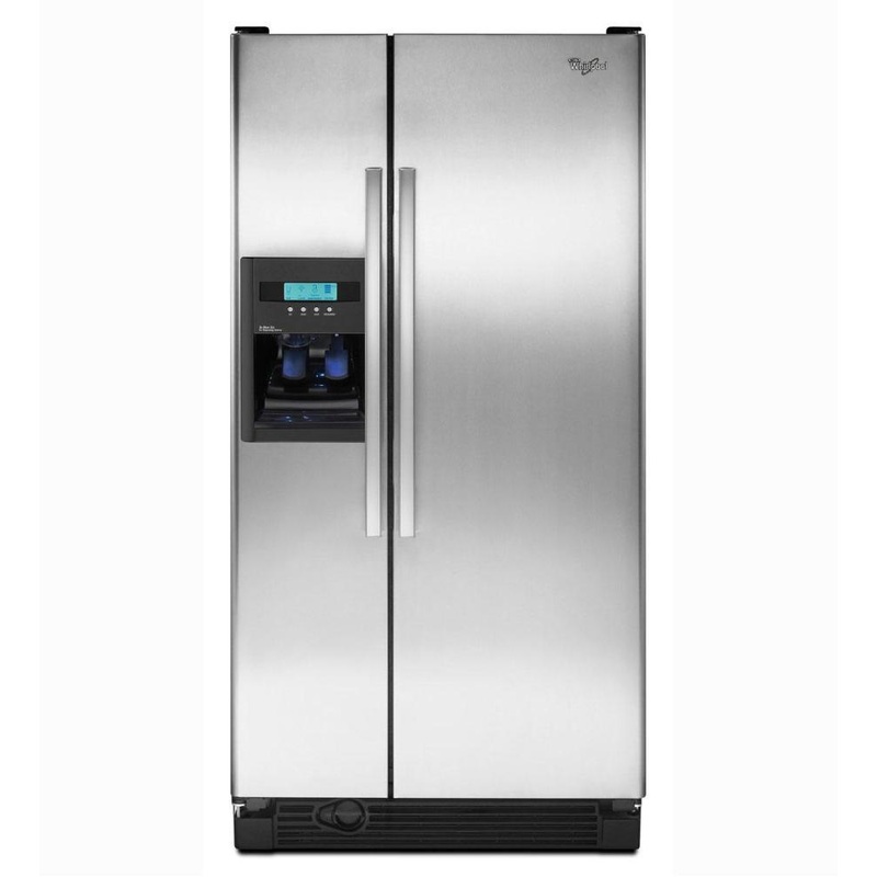 Whirlpool ED2KHAXVS 22 cu. ft. Side-by-Side Refrigerator with In-Door-Ice System
