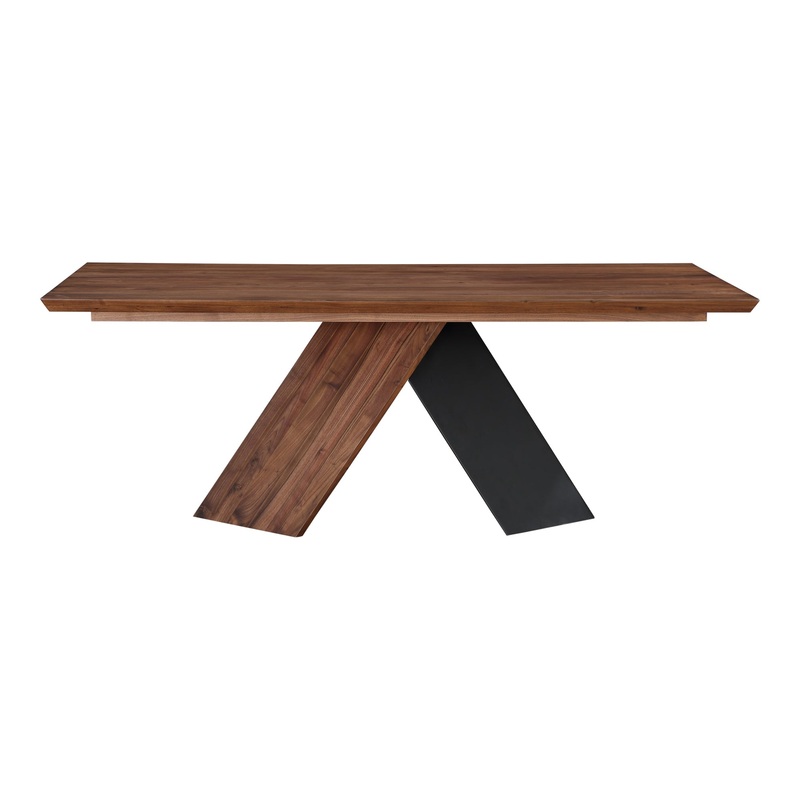 Modern Solid Walnut Gathering Table