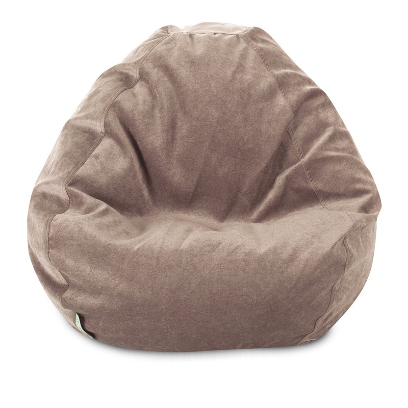 Standard Bean Bag Chair Trule Upholstery Color: Pearl Size: 22” H x 28” W x 28” D