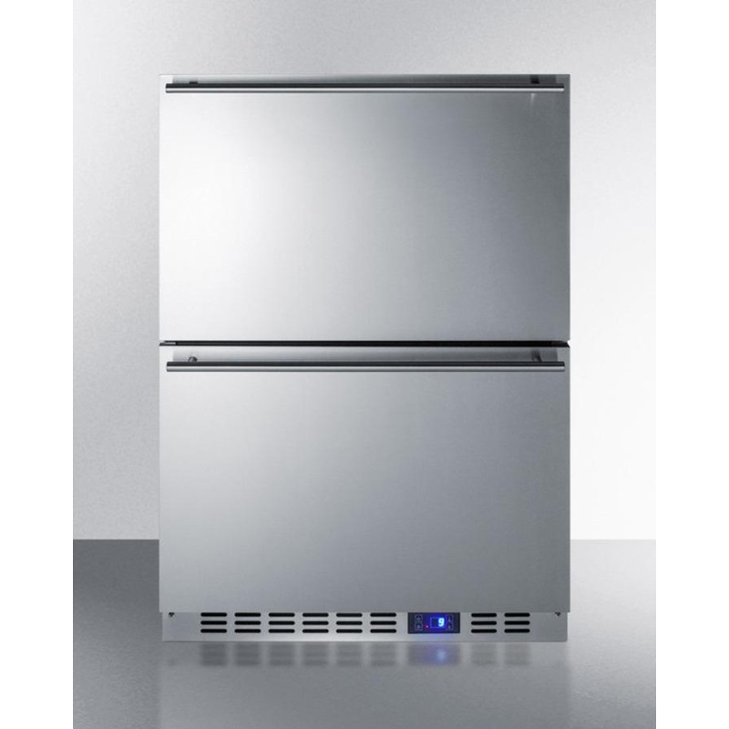 Summit CL2R248 24″ Wide Built-in 2-drawer All-refrigerator