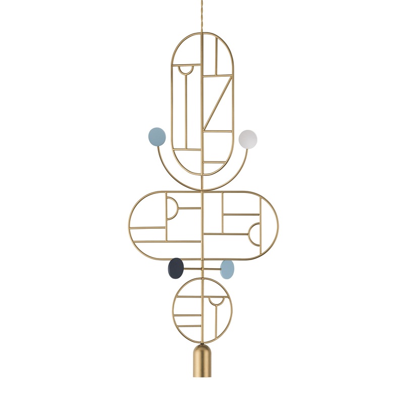 Wooden Dots S15 Pendant Light