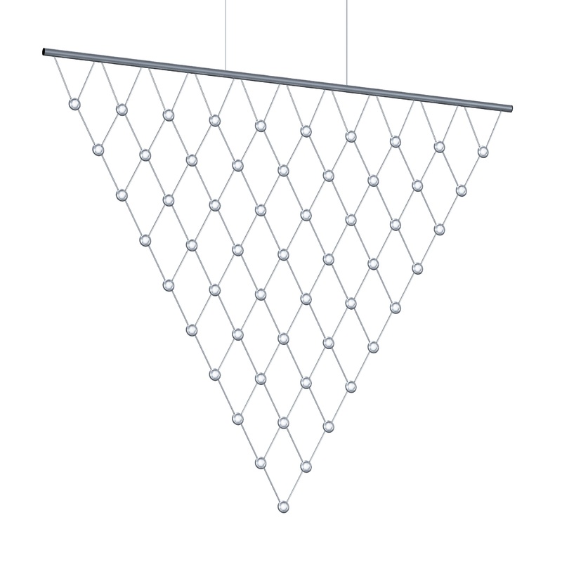 Constellation Galaxy Matrix Vertical Pendant Light