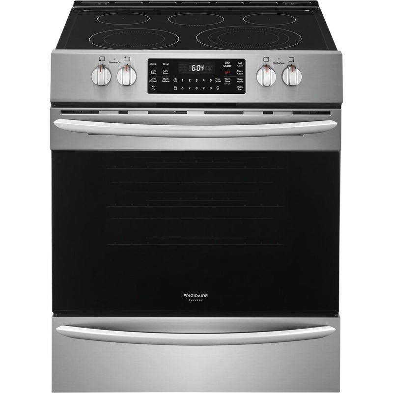 Frigidaire Gallery 30″ Front Control Electric Range with Air Fry