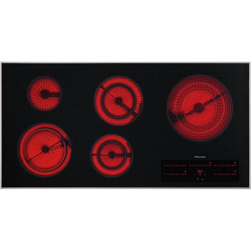 Miele KM5880240VSTAINLESSSTEEL Km 5880 240V – Electric Cooktop In Maximum Width For The Best Possible Cooking And User Convenience.
