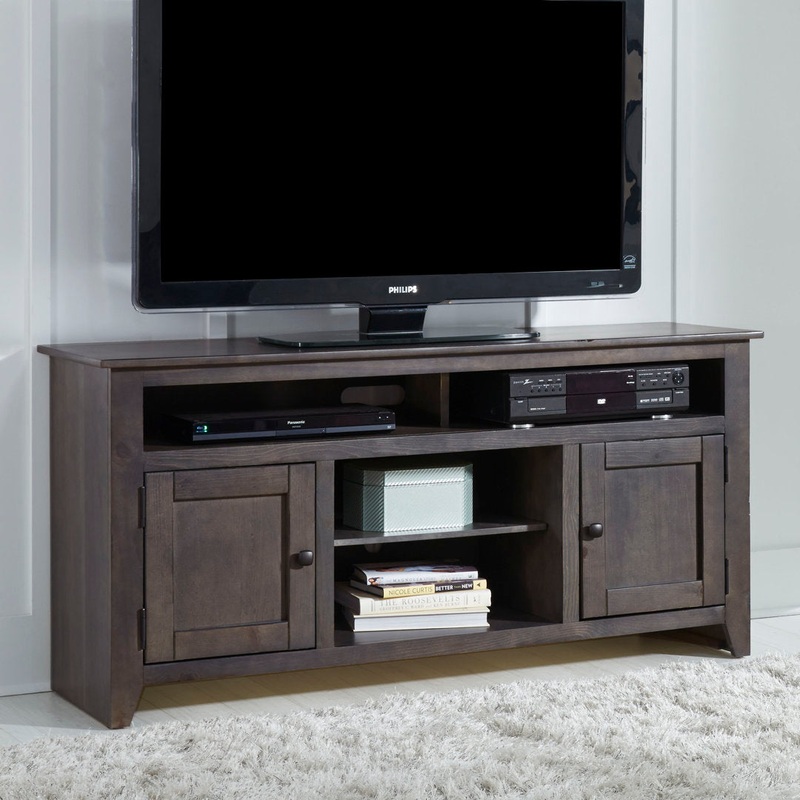 TV Stand for TVs up to 65″ Red Barrel Studio Color: Gray