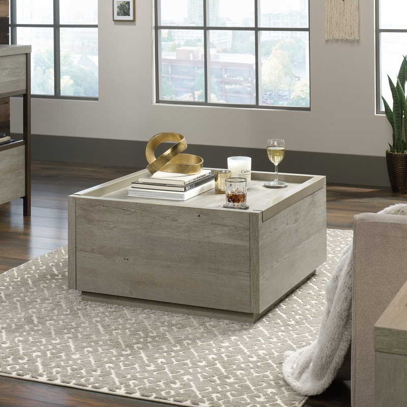 Tylor Block Coffee Table Union Rustic Color: Mystic Oak