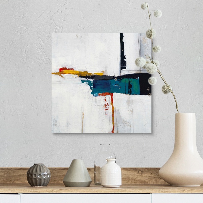 Seconds of Circumstance II by Sydney Edmunds – Painting Print on Canvas Mercury Row Size: 12″ H x 12″ W Format: Wrapped Canvas