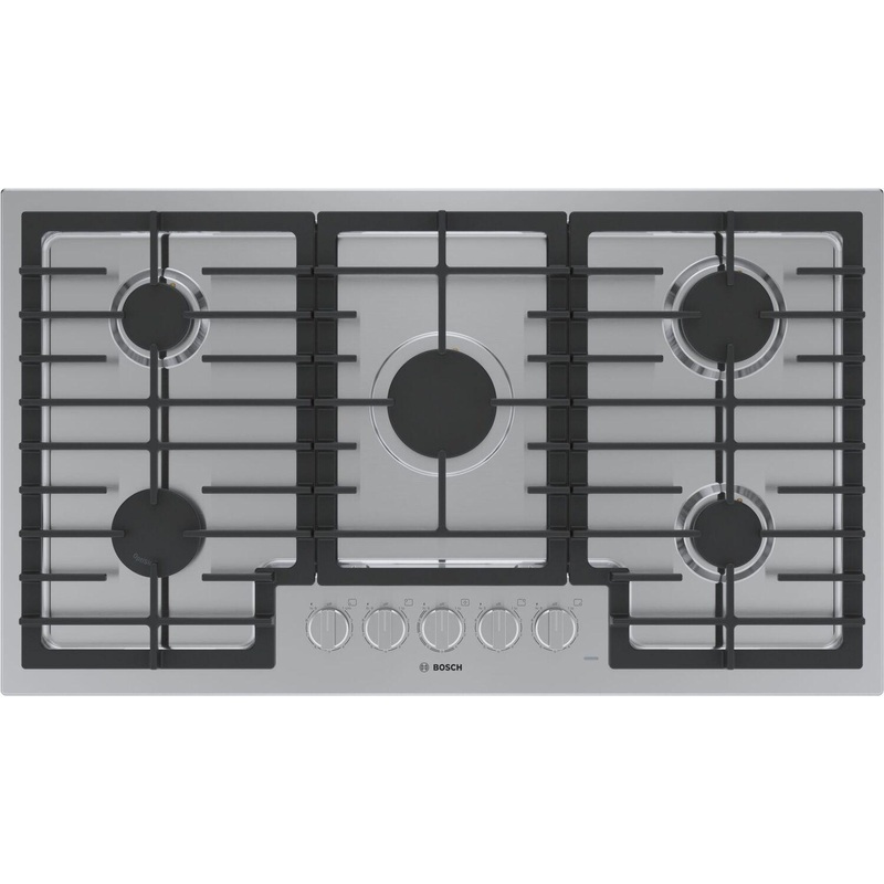 Bosch NGM5659UC 500 Series, Gas hob, 36”, Stainless steel