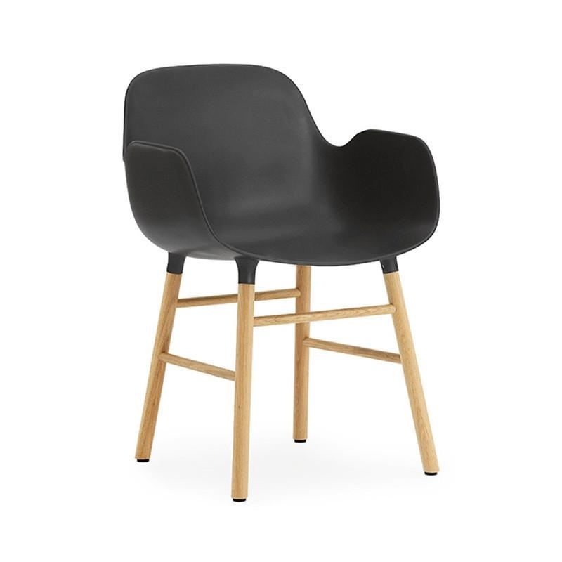 Form Wood Base Armchair