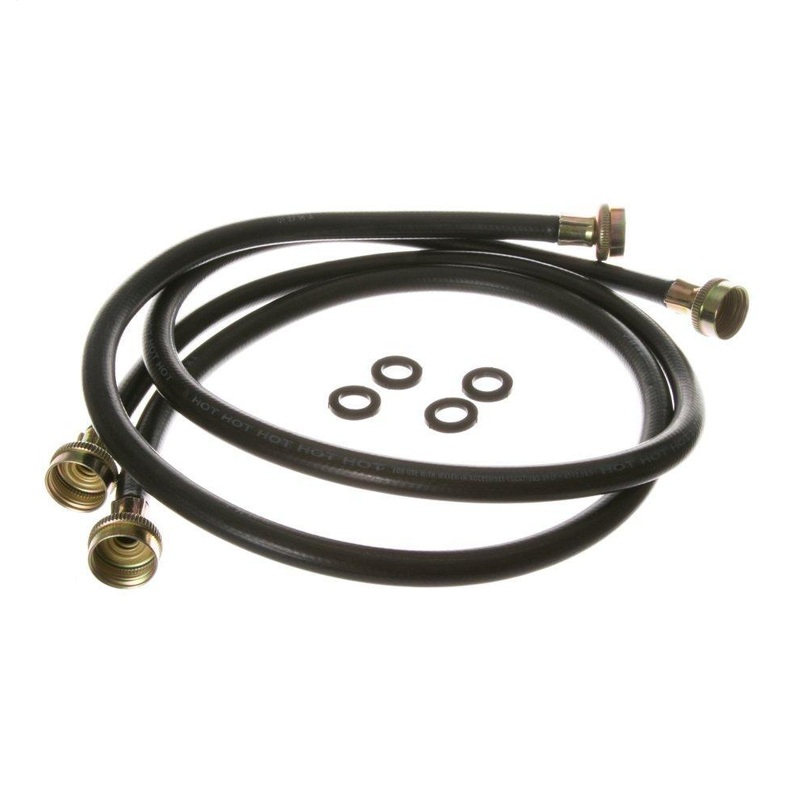 Ge Appliances WH41X10207 Washing Machine 2 Pack Rubber Inlet Hose, 4′