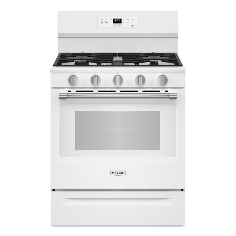 Maytag MFGS6030RW 30-Inch Wide Gas Range With No Preheat Air Fry and Air Baking – 5.0 cu. ft.