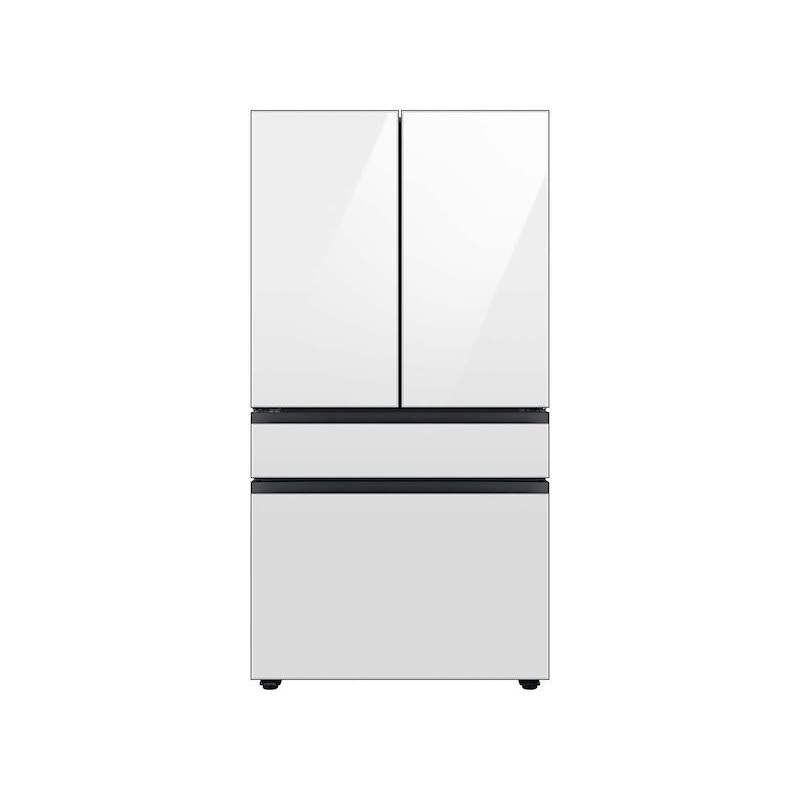 Samsung RF23BB860012 Bespoke 4-Door French Door Refrigerator (23 Cu. Ft.) With Beverage Center In White Glass