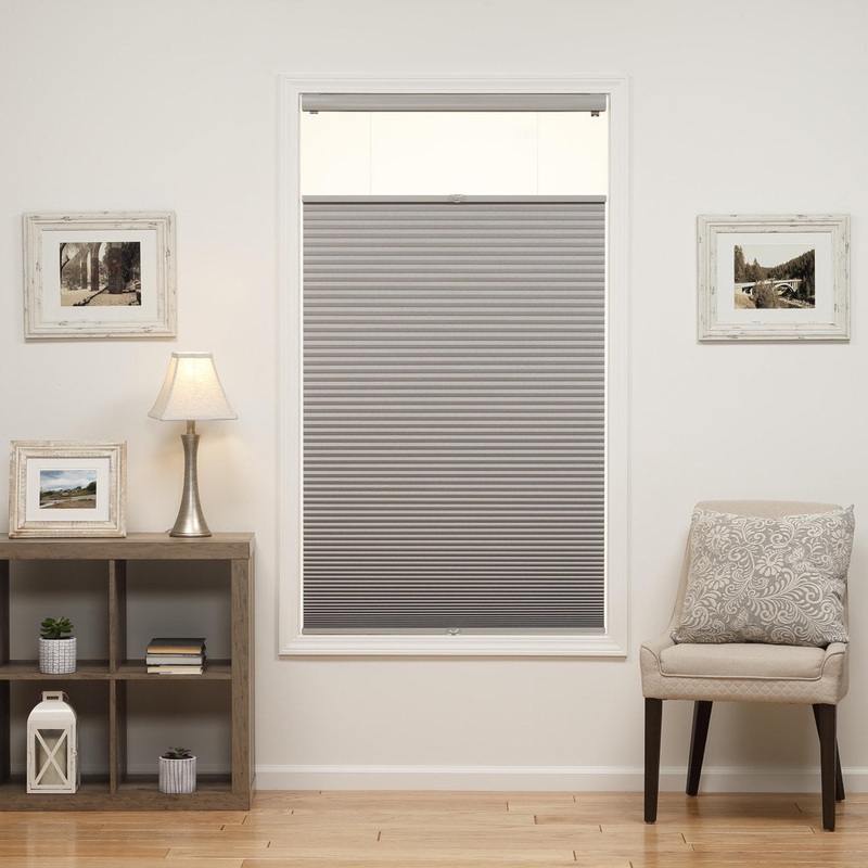 Sheba 1.5 inch Cordless Blackout Top Down bottom Up Cellular Shade Symple Stuff Blind Size: 52.5″ W x 64″ L Finish: Sterling Gray