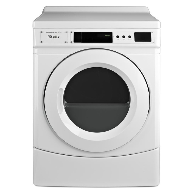 Whirlpool CED9160GW 27″ Commercial Electric Front-Load Dryer, Non-Vend
