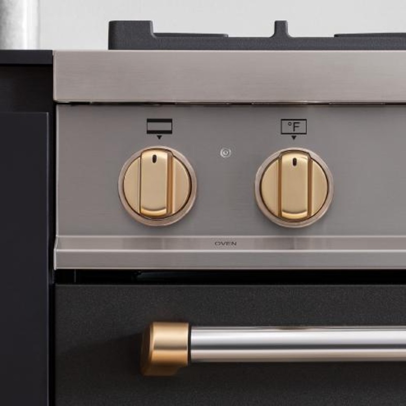 Bertazzoni DSMASGKSG Satin Gold 10 Knobs All Gas