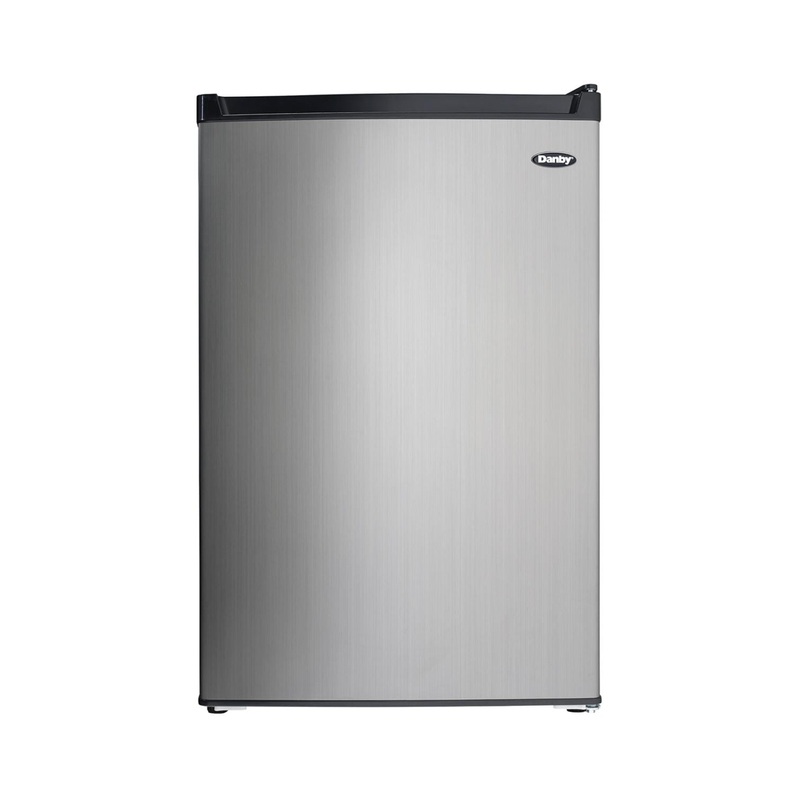DCR045B1BSLDB Danby 4.5 cu. ft. Compact Fridge with True Freezer in Stainless Steel Look