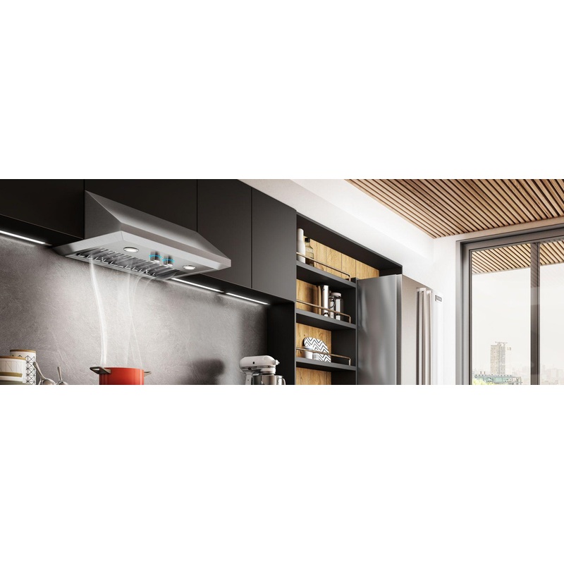 Elica ECV636S3 CERVINIA Undercabinet Range Hood 36″ wide – 600CFM