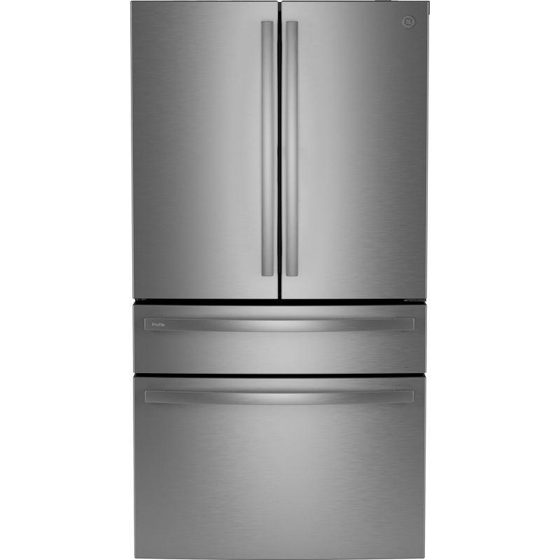 Ge Appliances PGE29BYTFS Ge Profile Series Energy Star 28.7 Cu. Ft. Smart Fingerprint Resistant 4-Door French-Door Refrigerator With Dual-Dispense Autofill Pitcher