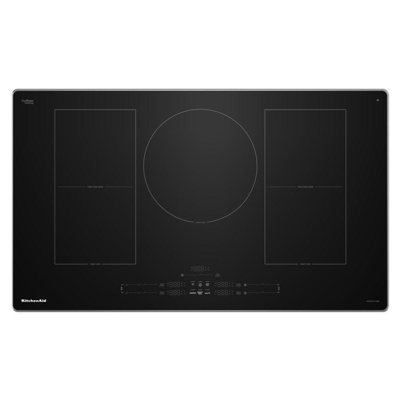 Kitchenaid KCIT736SSS 36″ Temp Cook Induction Cooktop with 5 Cooking Zones
