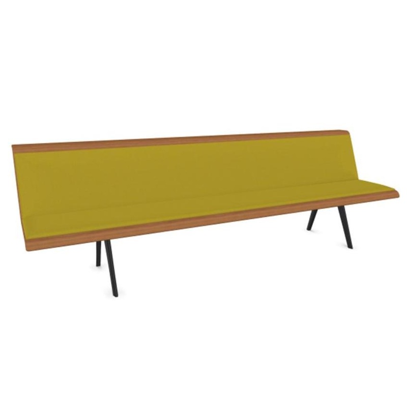 Zinta 4 Seats Waiting Bench Wood 4501