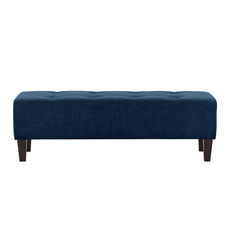 Brode Upholstered Bench House of Hampton Upholstery: Navy Blue