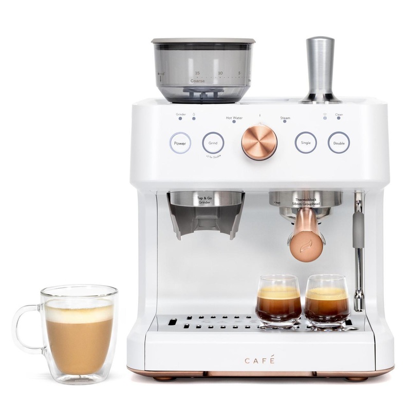 Cafe C7CESAS4RW3 Caf Bellissimo Semi Automatic Espresso Machine + Frother