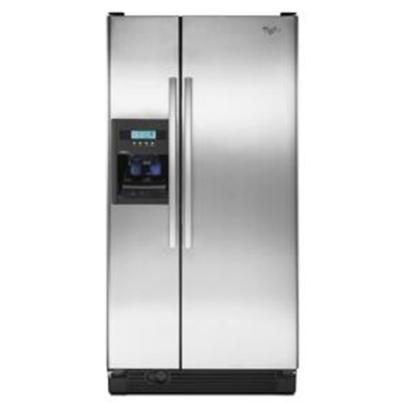 ED2KHAXVL Whirlpool 22 cu. ft. Side-by-Side Refrigerator with In-Door-Ice System