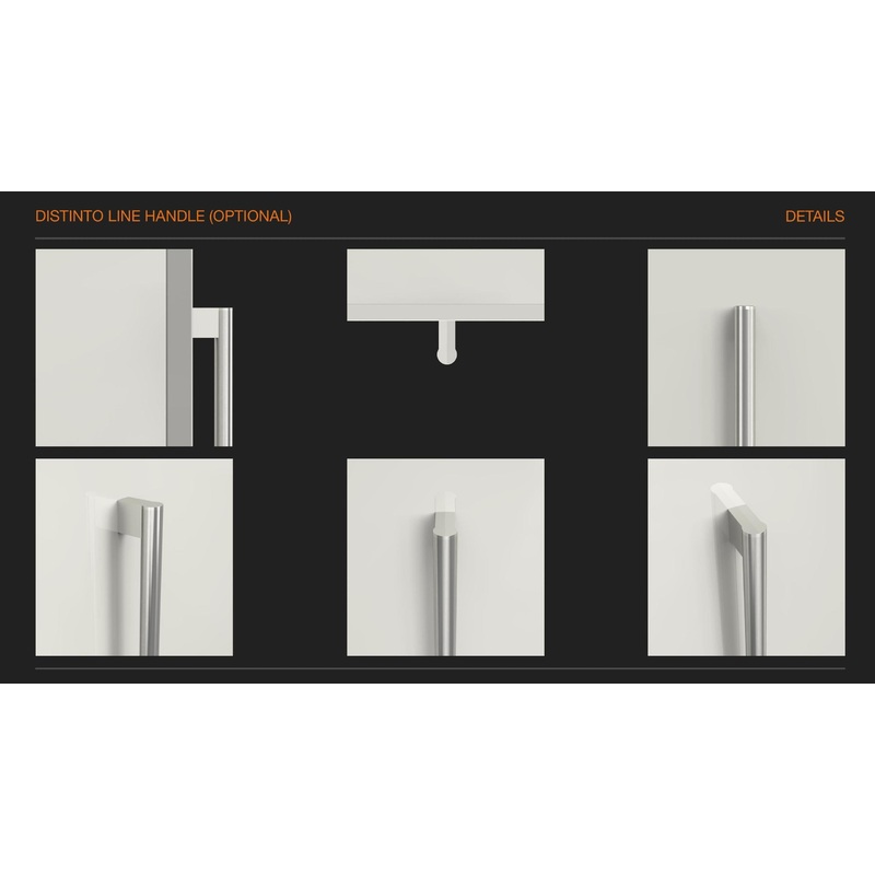 Fulgor Milano F4HKDIST30BM Distinto Handle Kit