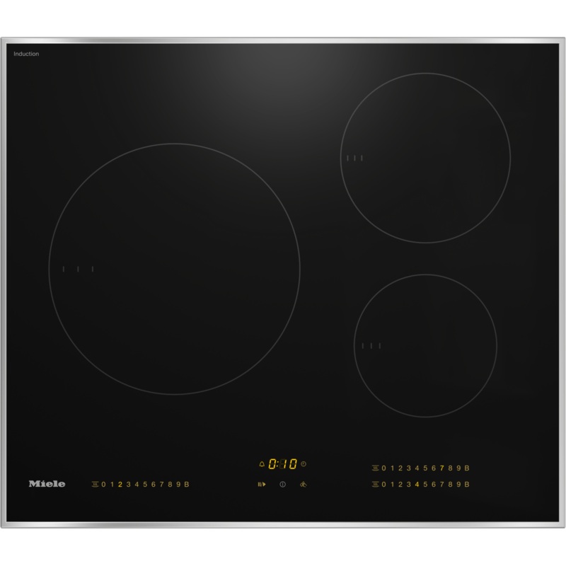 Miele KM7720FR Km 7720 Fr – Induction Cooktop With 3 Round Cooking Zones